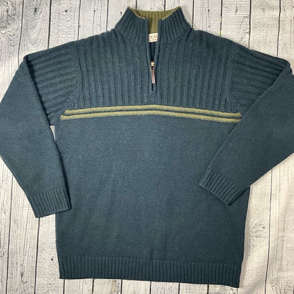 EWM Wool Blend 1/4 Zip Sweater